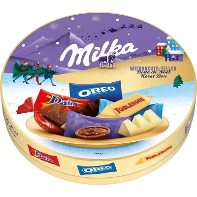 Milka 198G Fampack Friends - Karácsonyi Kínálótál