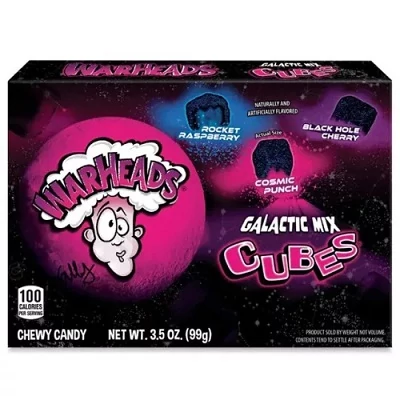 Warheads 99G Galactic Cubes