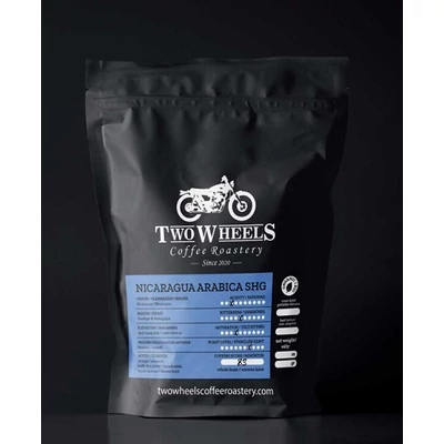 Two Wheels Nicaragua Arabica Pörkölt Szemes Kávé 250G