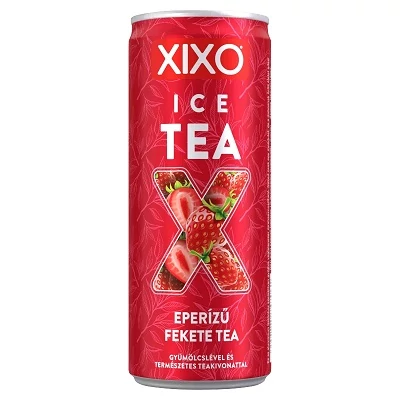 Xixo Ice Tea 250Ml Fémdoboz Eper (DRS)