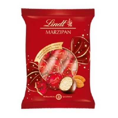 Lindt 100G Xmas Marzipan Bag LNFI2988