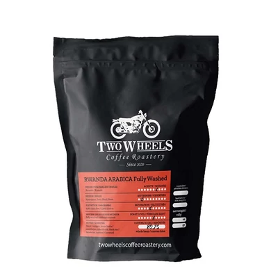Two Wheels Rwanda Arabica Pörkölt Szemes Kávé 250G