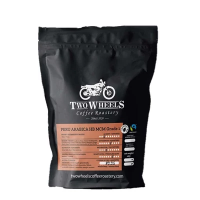 Two Wheels Peru Arabica Pörkölt Szemes Kávé 250G