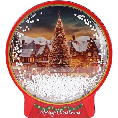 Becky's 250G Sweet Christmas Cookies in a Snow Effect Box (880105)