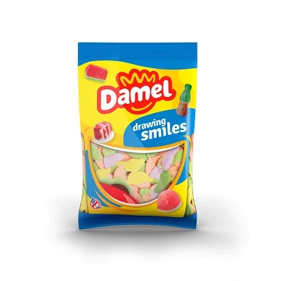 Damel 1Kg Feet - Vegyes gyümölcs ízű gumicukor (16030)