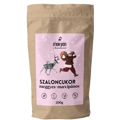 Szaloncukor 200G Mokyen Meggyes-Marcipános (Glutén, Laktózmentes)