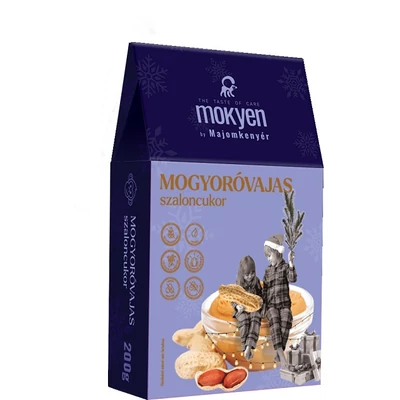 Szaloncukor 200G Mokyen Prémium Mogyoróvajas (Glutén, Laktózmentes)