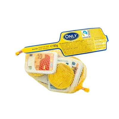 Only 85G Hálós Csoki Euro + Pénz (96028)