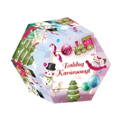 Chocolips 84G Boldog Karácsonyt - Csokoládé ízű Praliné