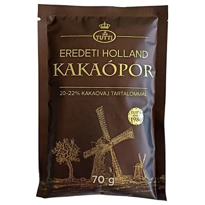 Kakaópor 70G Eredeti Holland TUTTI  20-22%