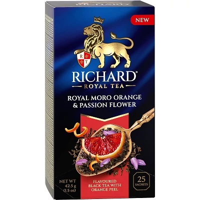 Richard Royal 42,5G Moro Orange & Passion Flower - Fekete Tea