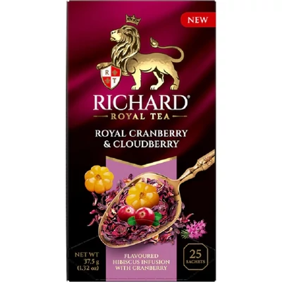 Richard Royal 37,5G Cranberry & Cloudberry - Gyümölcsös Tea