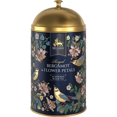Richard Royal 60G Bergamot & Flower Petals "Blue" - Fekete Tea