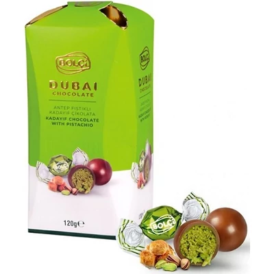 Bolci 120G Dubai Csokoládé Golyók Díszdobozban ECH323