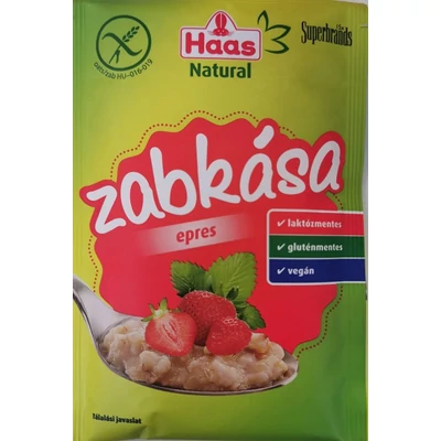 Haas Natural Zabkása 50G Eper