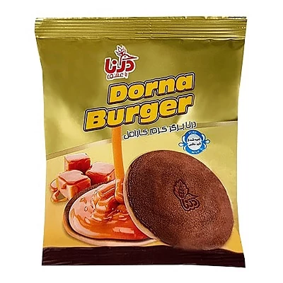 Dorna Burger 40G Karamell Ízű Krémmel Töltött Kakaós Palacsinta