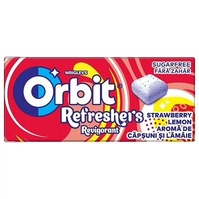 Orbit 17,9G Refreshers Handypack Strawberry Lemon 8DB