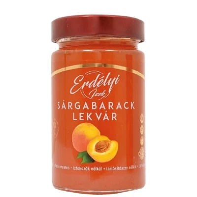 Erdélyi Ízek 370G Sárgabarack Lekvár 70% Gyümölcstartalom