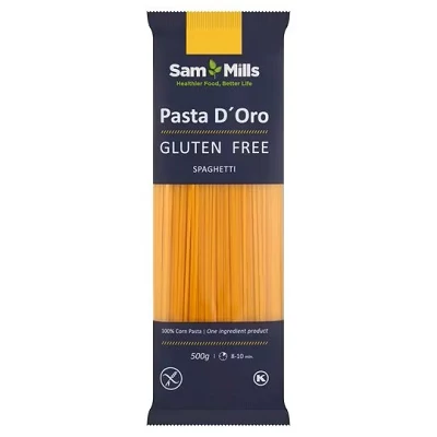 Sam Mills Pasta D'Oro 500G Spagetti Glutén mentes