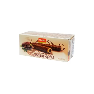 Waltz 80G Cream Rolls Ostyatekercs Csokis