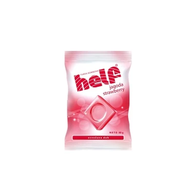 Helf Keménycukorka Strawberry 80G
