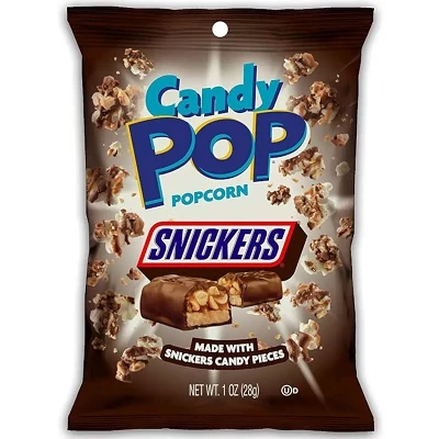 Candy Pop Popcorn 28G Snickers