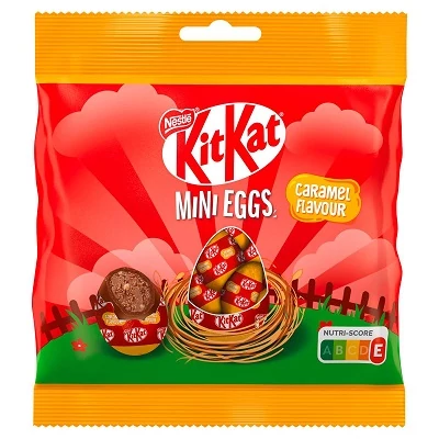 Kit-Kat 90G Karamell ízű Töltött Mini Tojás