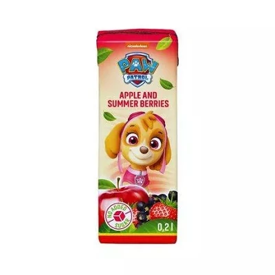 Paw Patrol 200ML Gyümölcslé alma és nyári gyümölcsmix 50%