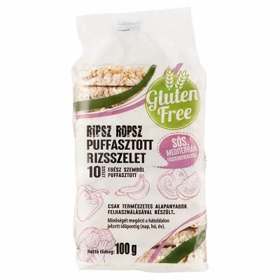 Gárdonyi Ripsz Ropsz 100G Rizsszelet Sós - Mediterrán fűszerkeverékkel