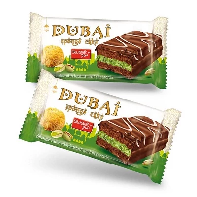 Sweet Plus Dubai 50G pisztácia - kakaós piskóta 