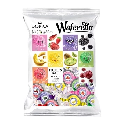 Doriva 500G Waferello Mix Vegyes Gyümölcsös
