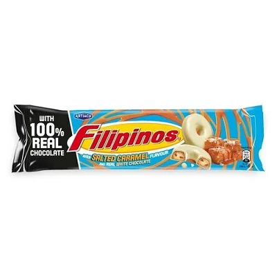 Filipinos 118G Fehércsokoládés Sóskaramellás keksz 