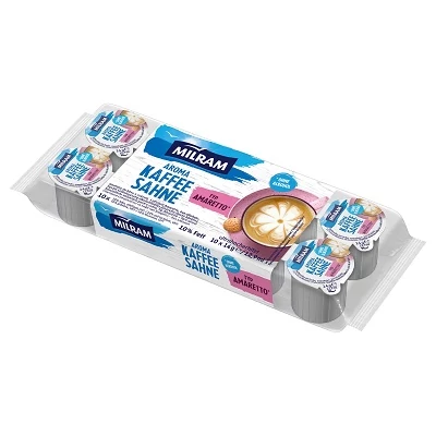 Milram 140G Amaretto ízesítésű kávétejszín (10*14G)