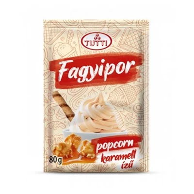 Tutti Fagyipor 80G Popcorn-Karamell