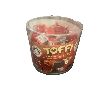 Chocofive Toffi Karamellás kocka 500G (40*12,5G)