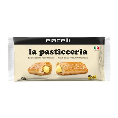 Piacelli 125G La Pasticceria - Leveles Tészta Tekercsek Vaníliakrémes Töltelékkel (96409)