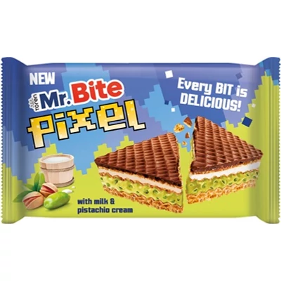 Toren 28G Mr. Bite PIXEL Pisztáciás ostyás csoki szelet