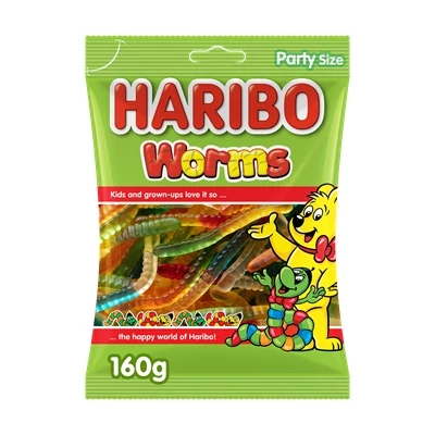 Haribo 160G Worms