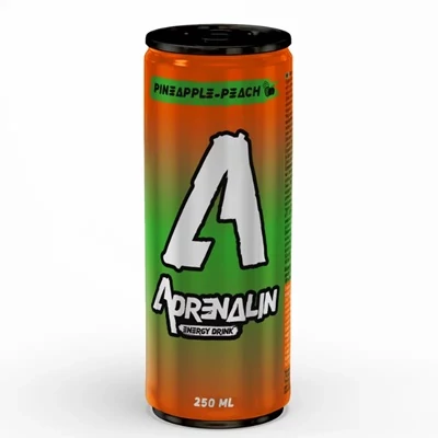 Adrenalin Energiaital 250Ml Pineapple-Peach (DRS)