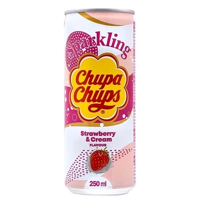 Chupa Chups 250ML Strawberry Cream