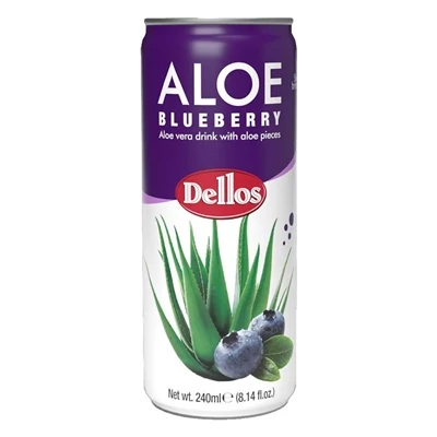 Dellos 240ML Aloe Kék Áfonya (DRS)