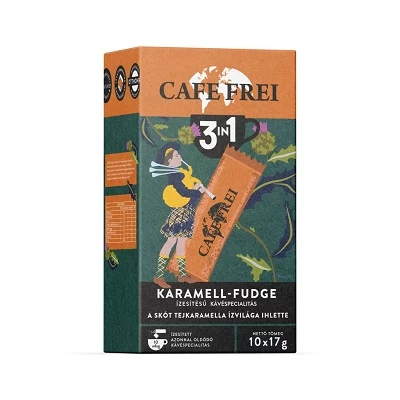 Cafe Frei 170G 3in1 Skót Karamell-Fudge kávéspecialitás (10*17G)