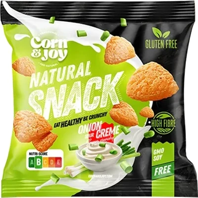Corn&Joy 40G Kukorica Snack Hagymás-Tejfölös
