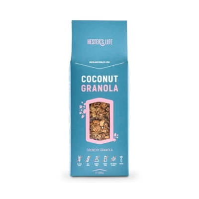Hester's Life 320G Coconut Granola - Kókuszos