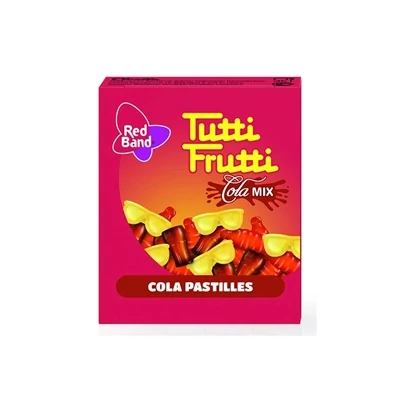 Red Band Tutti Frutti Gumicukor 15G Cola CLTF0003