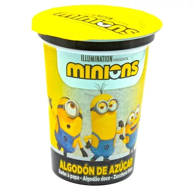 Candy Floss Minyonok Banán ízű poharas vattacukor 20G