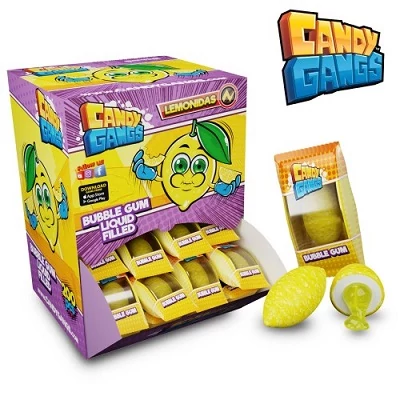 Candy Gangs 800G Lemonidas Bubble Gum (200*4G) 14563