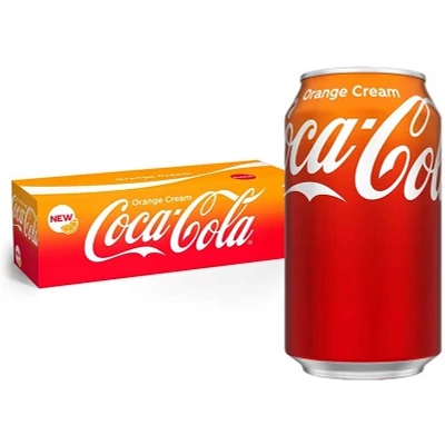 Coca Cola 355ML Orange - Cream Vanilia (USA)
