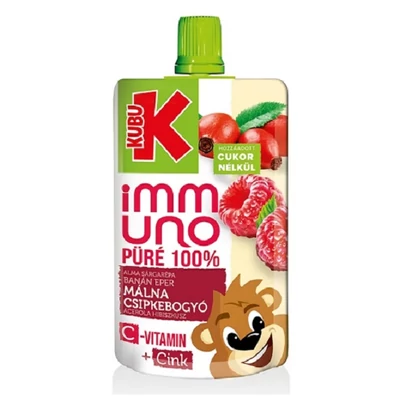 Kubu 100G Immuno Málna-Csipkebogyó Püré 