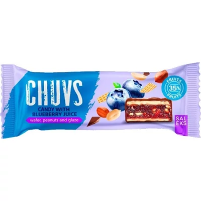 Saleks Chuvs 30G Nápolyi szelet Áfonyával és Földimogyoróval 